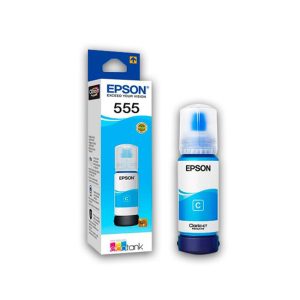 Tinta Epson T555220-AL cian original para EcoTank L8160 y L8180