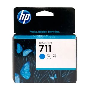 Tinta HP 711 original CZ130A Cyan para impresoras DesignJet