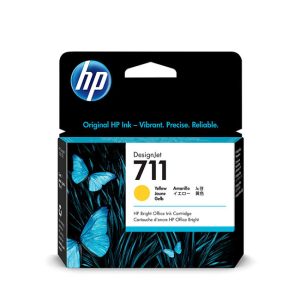 Tinta HP CZ132A 711 amarillo 29 ml original para DesignJet T120 y T520
