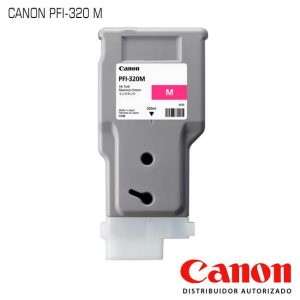 Tanque de tinta Canon PFI-320M Magenta original para impresoras imagePROGRAF