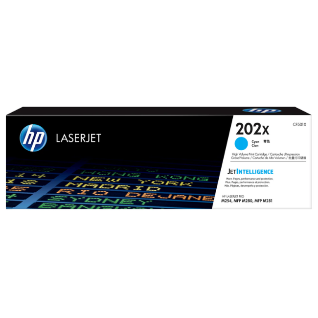 TONER HP CF501X (202X) CYAN