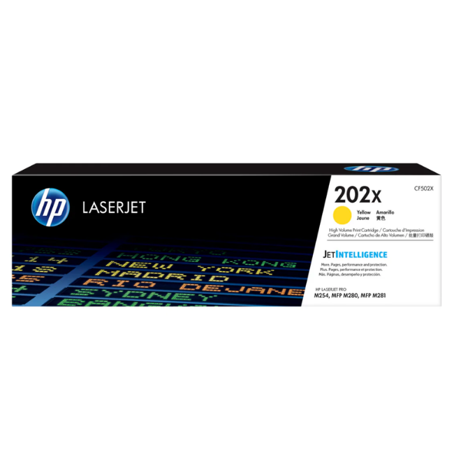 TONER HP CF502X (202X) YELLOW