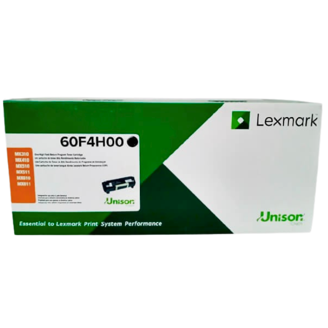Tóner Lexmark 60F4H00 Negro