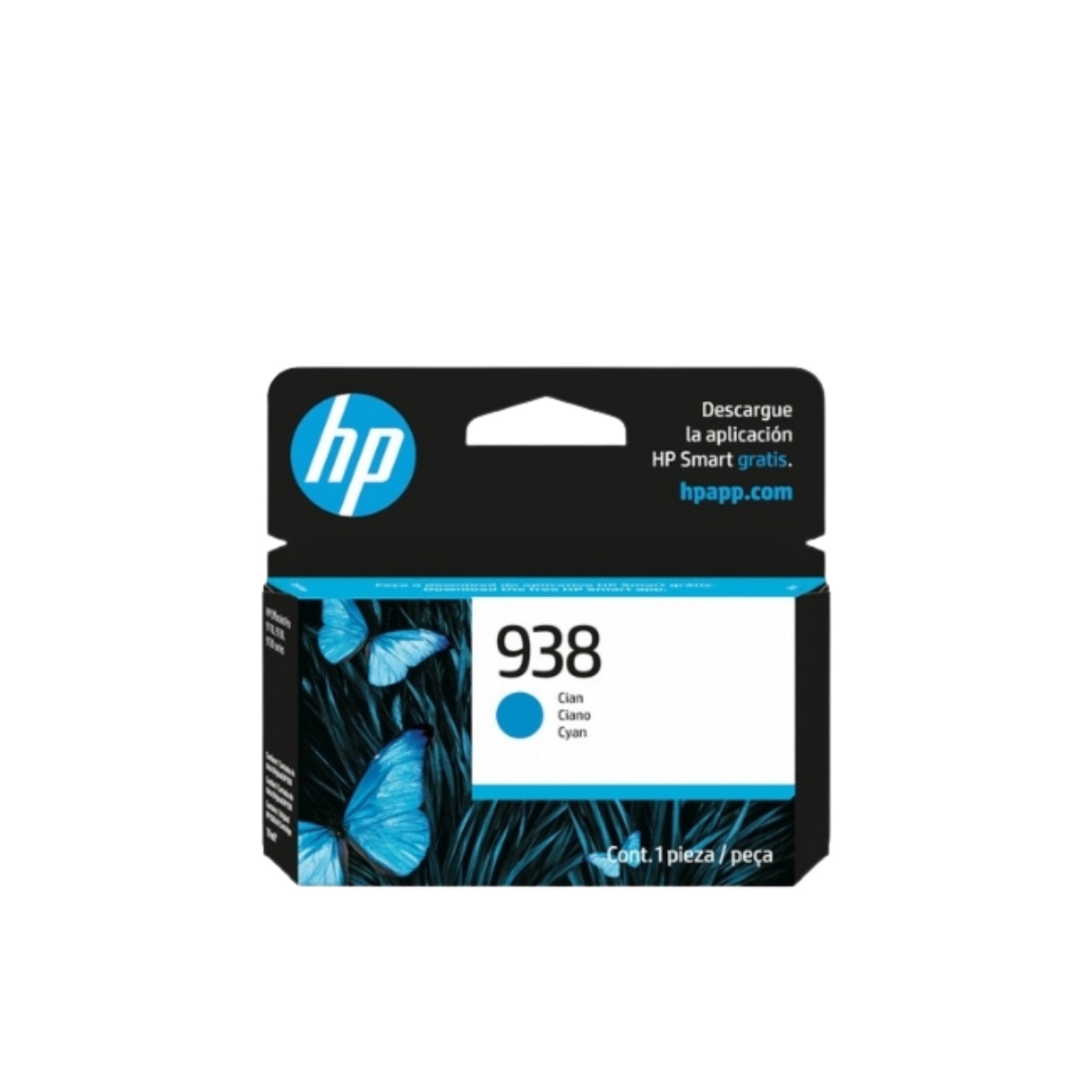 TINTA HP 4S6X5PL (938) CYAN