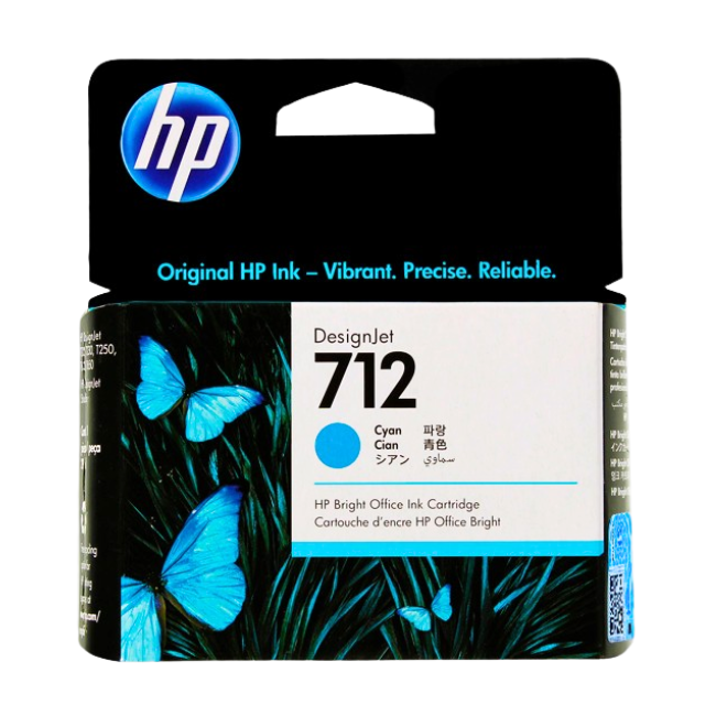 TINTA HP 3ED67A (712) 29ML CYAN