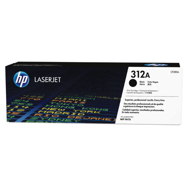 TONER HP CF380A (312A) NEGRO